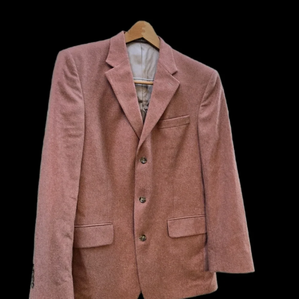 VINTAGE Oscar de la Renta Men's Blazer in Warm Salmon